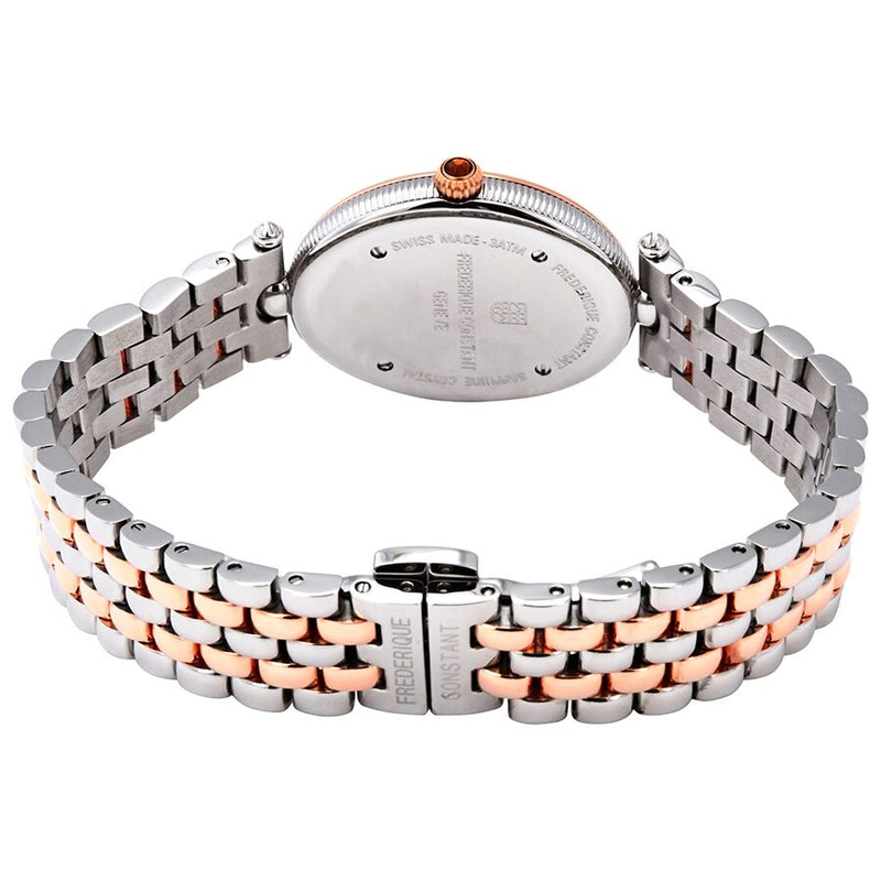 Frederique Constant Classics Art Deco Quartz White Mother of Pearl Dial Ladies Watch #FC-200MPW2V2B - Watches of America #3