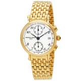 Frederique Constant Classics Chronograph Silver Enamel Dial Gold-tone Ladies Watch 291A2R5B#FC-291A2R5B - Watches of America