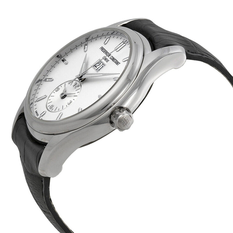 Frederique Constant Clear Vision Automatic White Dial Black Leather Men's Watch #FC-325S6B6 - Watches of America #2