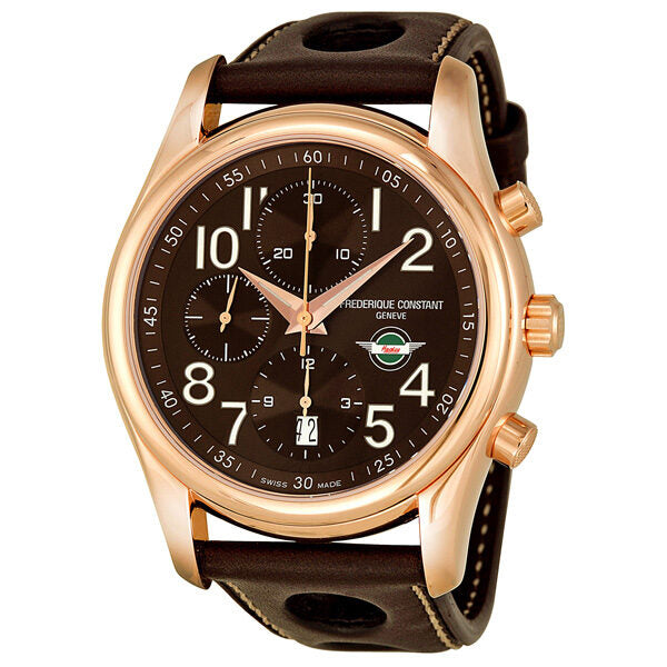 Frederique Constant Healey Chronograph Automatic Brown Dial Men's Watch #392CH6B4 - Watches of America