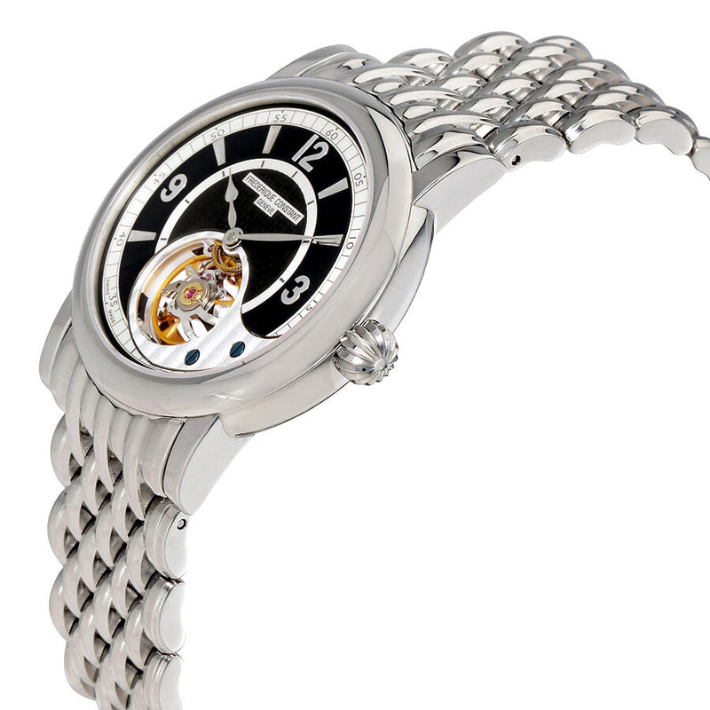 Frederique Constant Heart Beat Black and Silver Dial Men's Watch #FC-930ABS4H6B - Watches of America #2