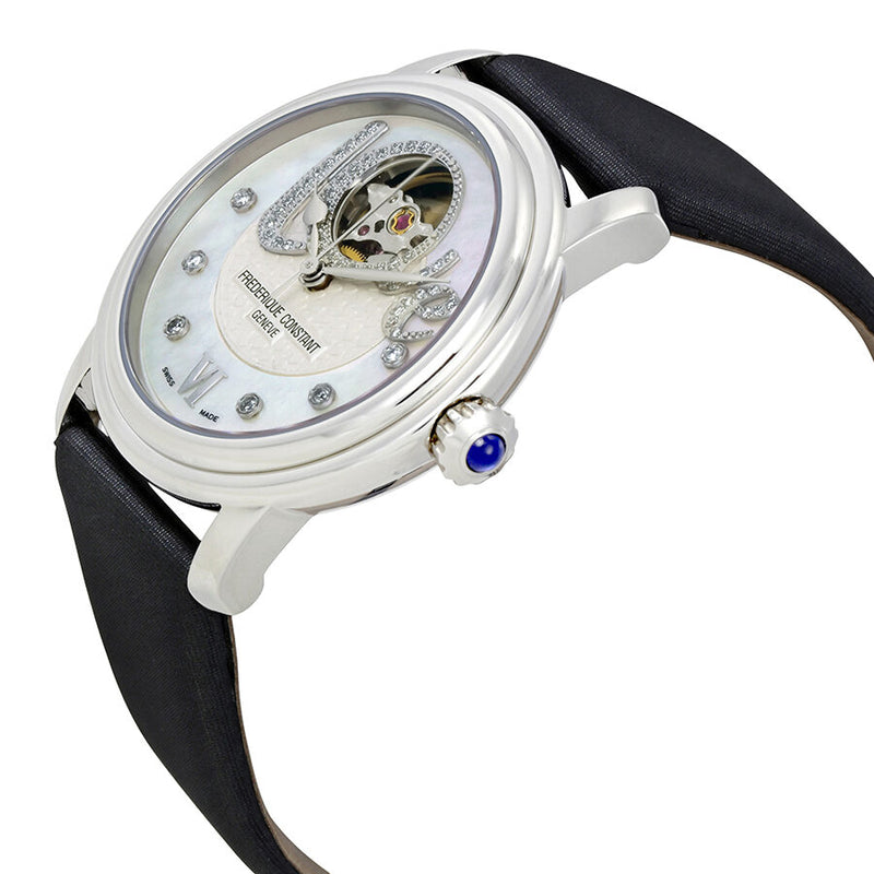 Frederique Constant Heart Beat Mother of Pearl Diamond Dial Ladies Watch #FC-310LHB2P6 - Watches of America #2