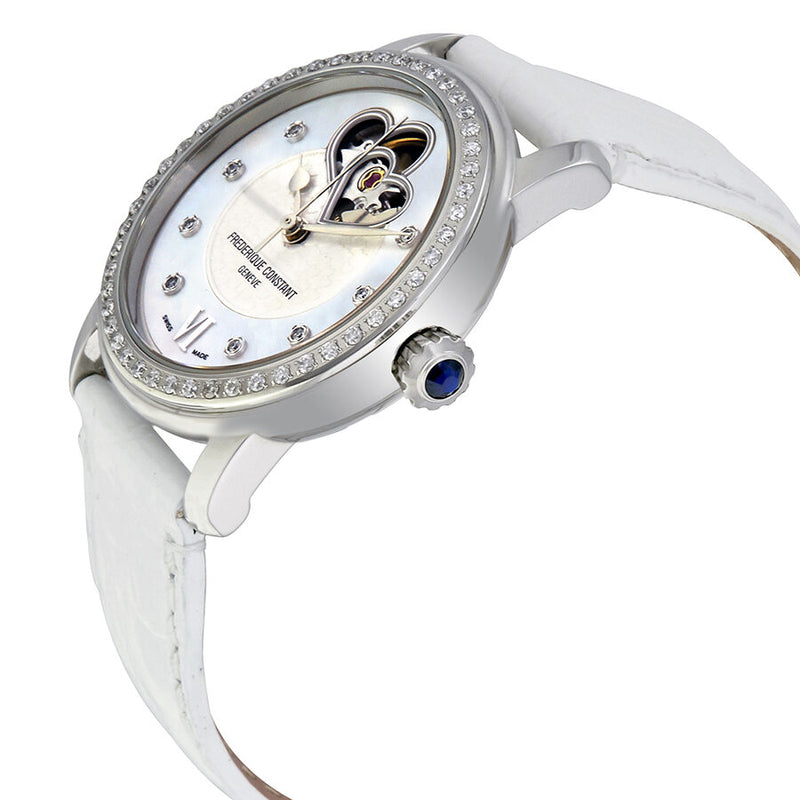 Frederique Constant Heartbeat Automatic Diamond Ladies Watch #FC-310BDHB2PD6-WH - Watches of America #2