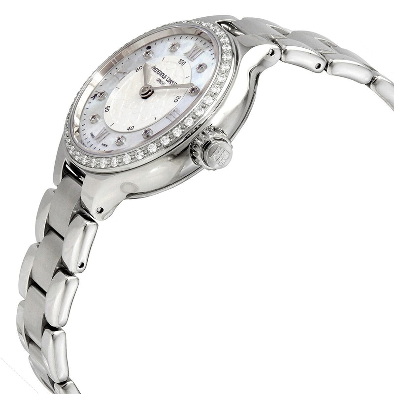 Frederique Constant Horological Diamond White Dial Smart Watch #FC-281WHD3ERD6B - Watches of America #2