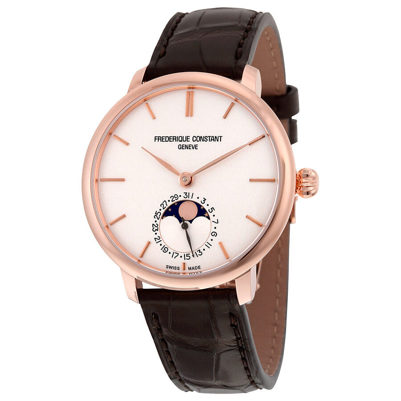 Frederique Constant Manufacture Slimline Moonphase Automatic Men's Watch #FC-703V3S4 - Watches of America