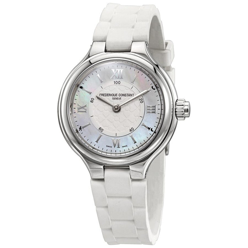 Frederique Constant Mother of Pearl Dial Ladies Horological Smart Watch #FC-281WH3ER6 - Watches of America