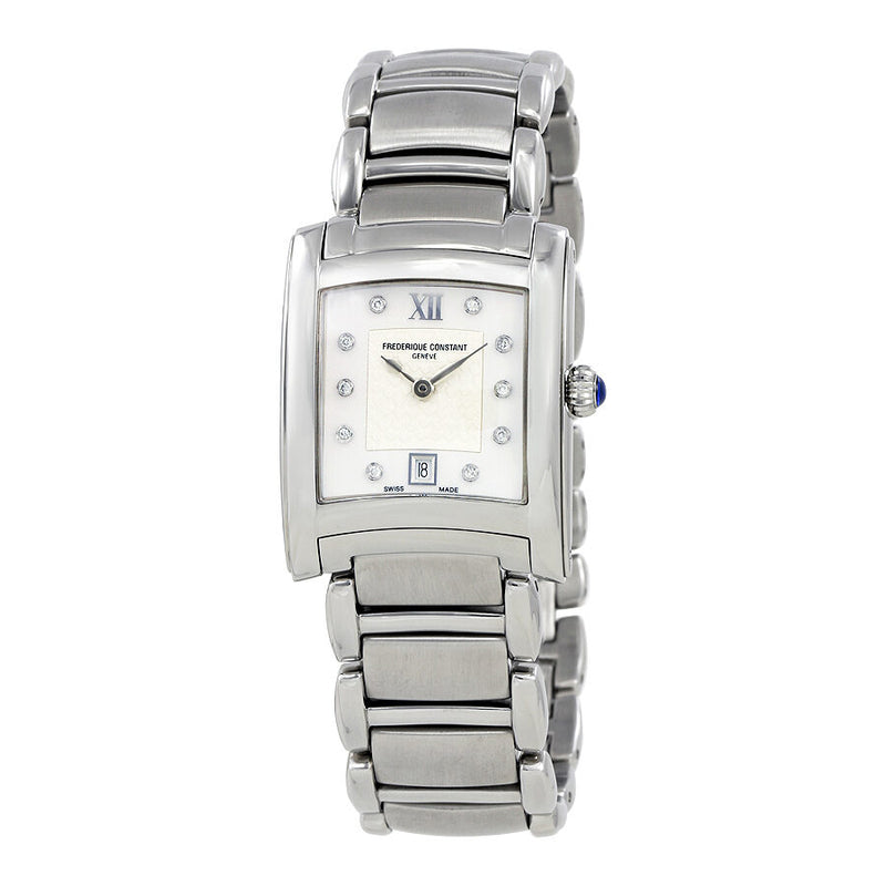 Frederique Constant Mother of Pearl Diamond Dial Ladies Watch 220WHD2EC6B#FC-220WHD2EC6B - Watches of America