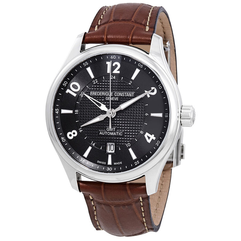 Frederique Constant Runabout GMT Automatic Black Dial Men's Watch #FC-350RMG5B6 - Watches of America