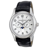 Frederique Constant Silver Dial Leather Men's Watch #FC-360RM6B6 - Watches of America
