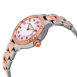 Frederique Constant Silver Mother of Pearl Dial Ladies Steel and 18k Rose Gold Horological Smartwatch #FC-281WHD3ERD2B - Watches of America #2