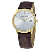 Frederique Constant Slim Line Light Grey Dial Men's Watch Fc-220nv4s5#FC-220NV4S5 - Watches of America