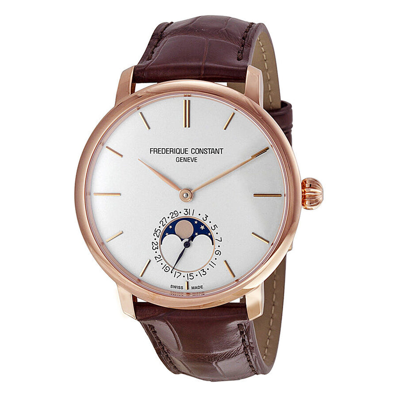 Frederique Constant Slim Line Moonshape Automatic Men's Watch #FC-705V4S4 - Watches of America