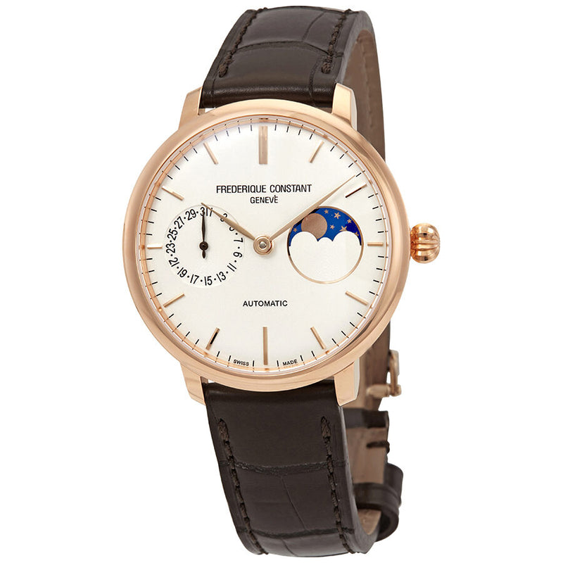 Frederique Constant Slimline Moonphase Automatic Men's Watch #FC-702V3S4 - Watches of America