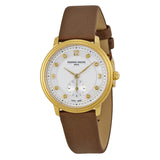 Frederique Constant Slimline Mother of Pearl Dial Gold-plated Ladies Watch #235MPWD1S5 - Watches of America