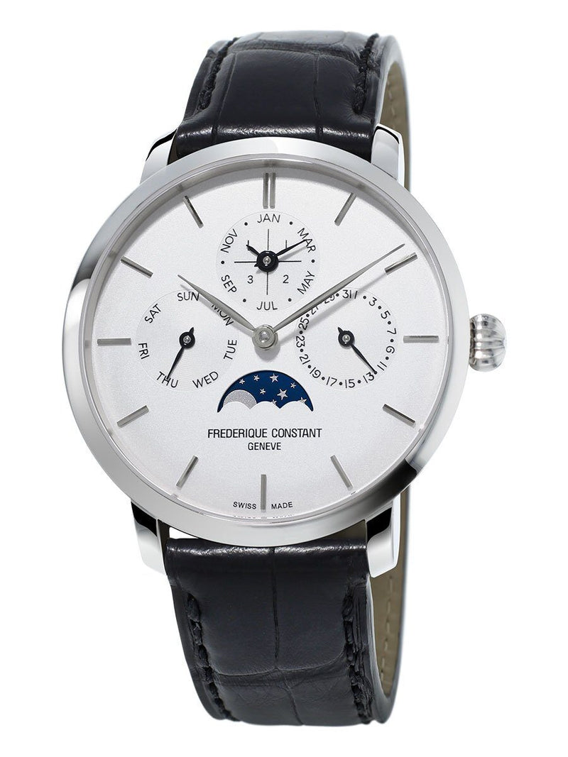 Frederique Constant Slimline Perpetual Moon Phase Automatic Men's Watch 775S4S6#FC-775S4S6 - Watches of America