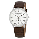 Frederique Constant Slimline White Dial Men's Watch #FC-245WR5S6DBR - Watches of America