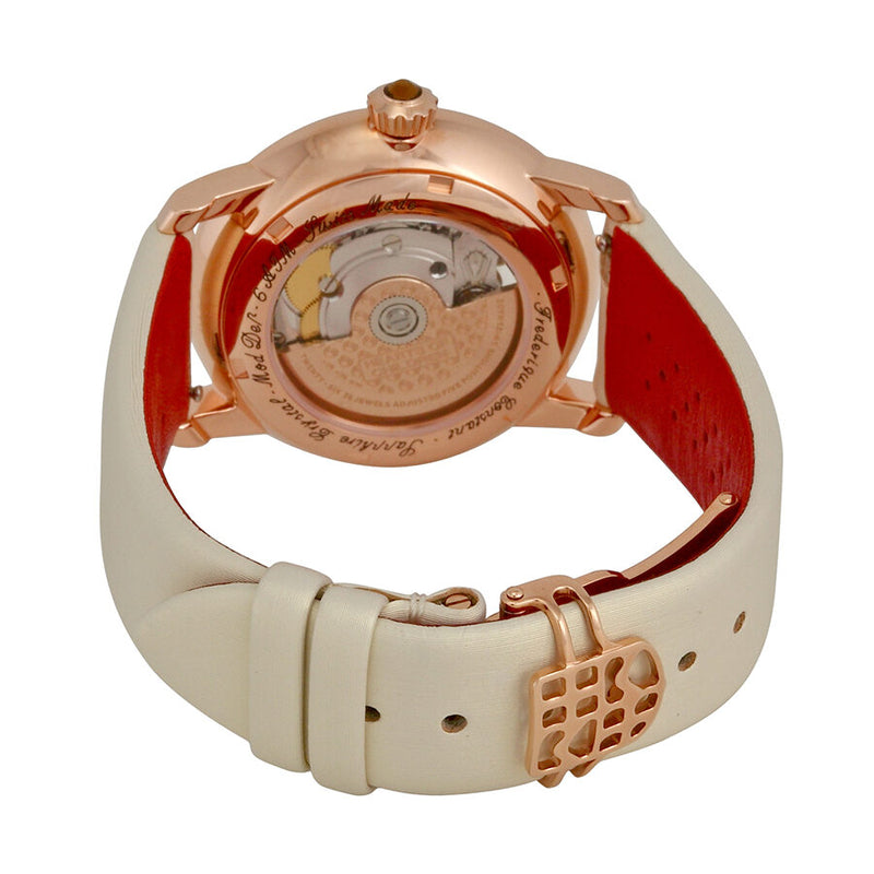 Frederique Constant World Heart Federation Automatic White Dial White Strap Ladies Watch #FC-310WHF2P4 - Watches of America #3