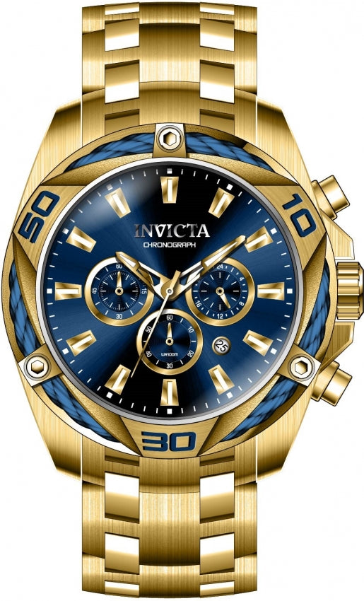 Invicta Bolt Chronograph Quartz Blue Dial Men's Watch 34120