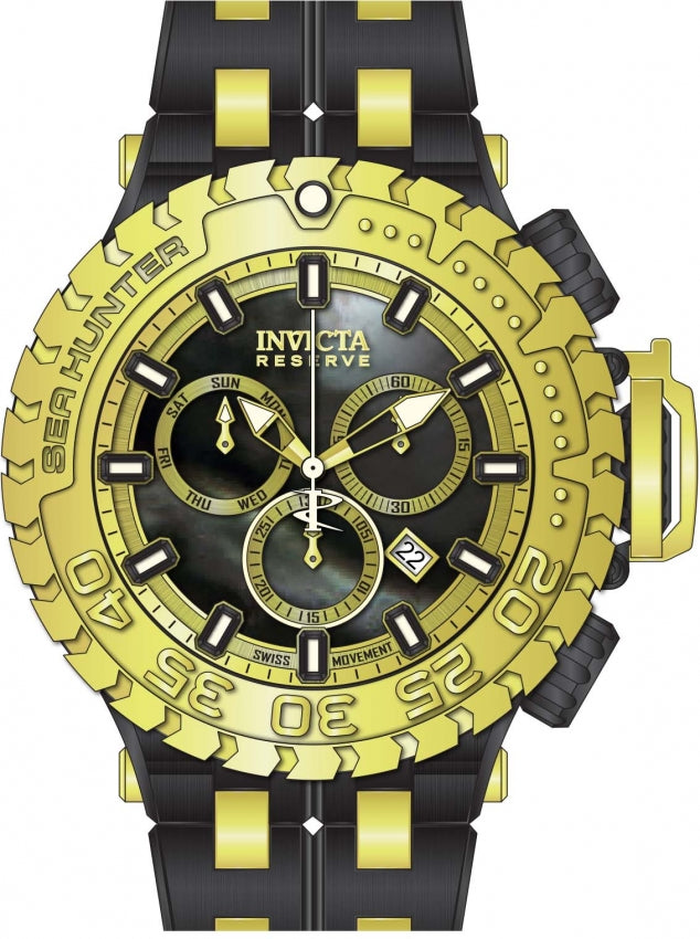 Invicta Sea Hunter Reloj cronógrafo de cuarzo para hombre 34597