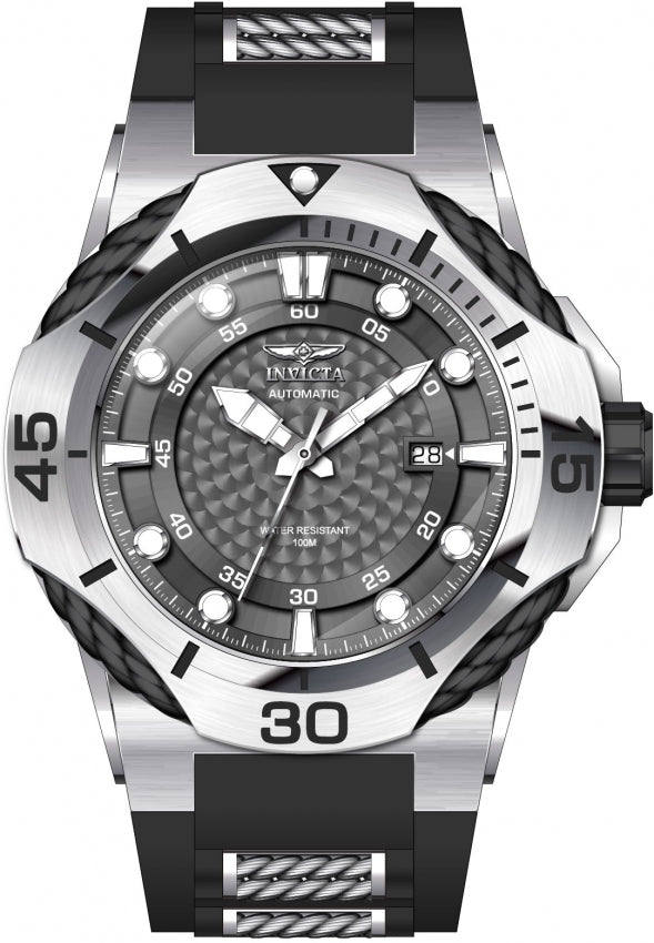 Invicta Bolt Automatic Charcoal Dial Men's Watch 31180