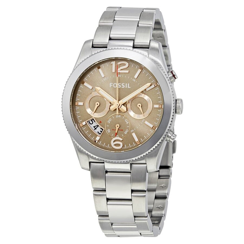 Fossil Perfect Boyfriend Taupe Dial Ladies Watch ES4146 Watches