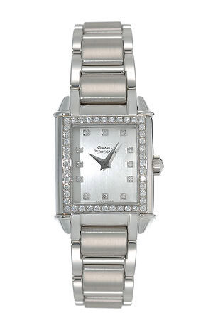 Girard Perregaux Vintage 1945 Diamond Stainless Steel Ladies Watch #25890-D11-A1A-11A - Watches of America