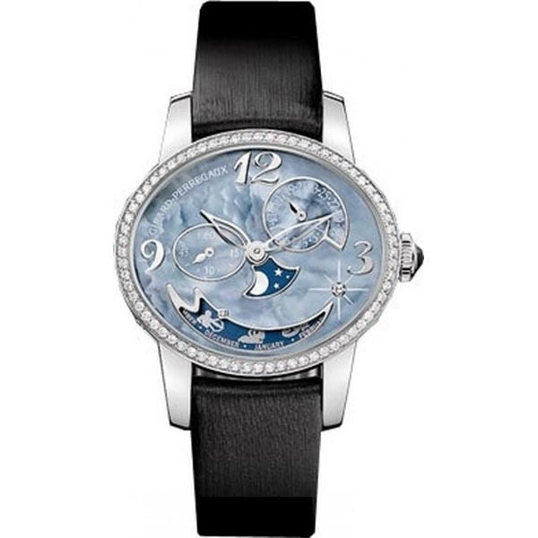 Girard Perregaux Cats Eye Annual Calendar And Zodiac Ladies Watch #80483D53A661-JK6A - Watches of America