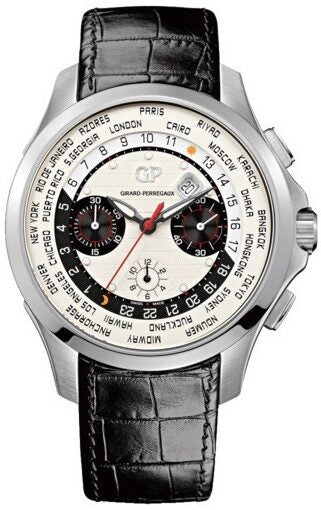 Girard Perregaux Traveller WW.TC Chronograph Automatic Men's Watch #49700-11-131-BB6C - Watches of America