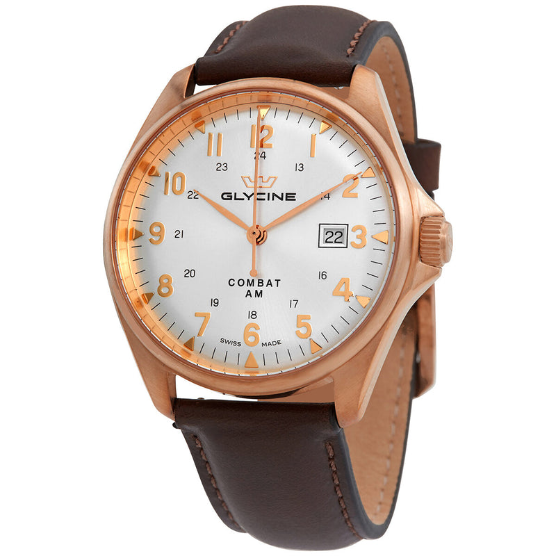 Glycine Combat 6 Automatic White Dial Men's Watch #GL0286 - Watches of America