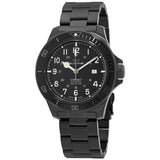 Glycine Combat Automatic Black Dial Black PVD Men's Watch #GL0256 - Watches of America