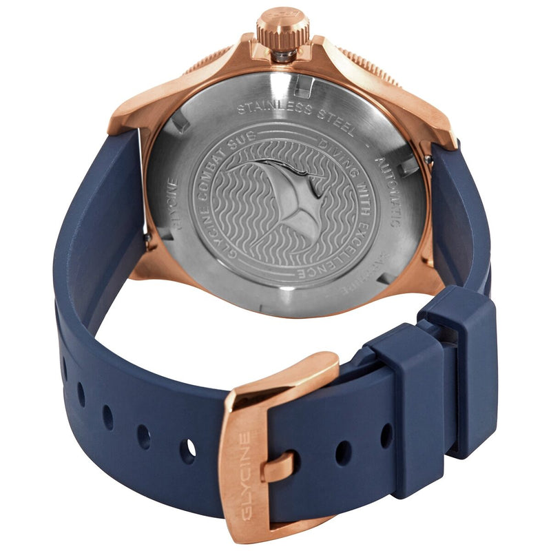 Glycine Combat Sub 46 Automatic Dark Blue Dial Men's Watch #GL0282 - Watches of America #3