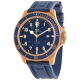 Glycine Combat Sub 46 Automatic Dark Blue Dial Men's Watch #GL0282 - Watches of America