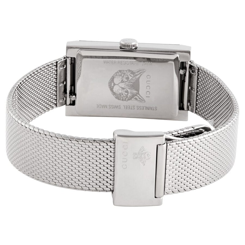 Gucci G-Frame Quartz Green and Red Web Mother of Pearl Dial Ladies Watch #YA147401 - Watches of America #3