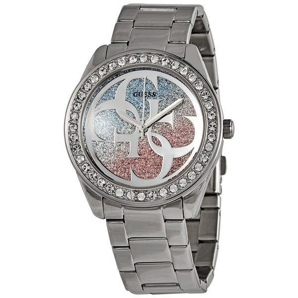 Guess G Twist Quartz Crystal Ladies Watch W1201L1 - Watches of America