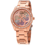 Guess G Twist Quartz Crystal Ladies Watch W1201L3 - Watches of America