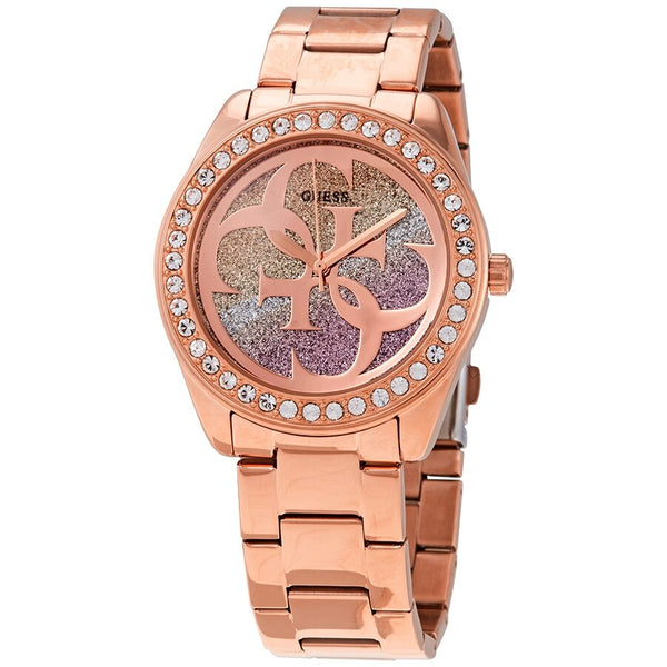 Guess G Twist Quartz Crystal Ladies Watch W1201L3 - Watches of America