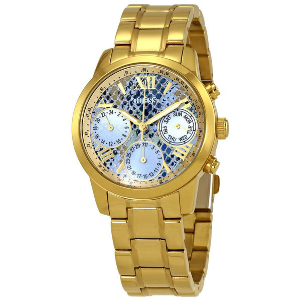 Guess Mini Sunrise Multi Function Blue Dial Ladies Watch W0448L6 Watches of America
