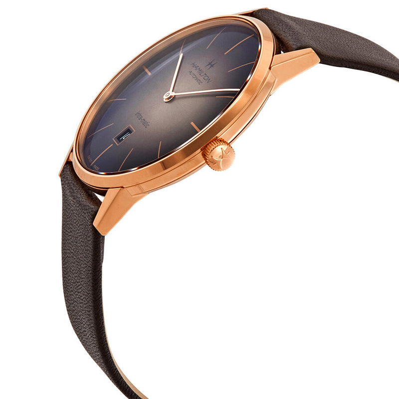 Hamilton American Classic Intra-Matic Automatic Brown Dial Men's Watch #H38745501 - Watches of America #2