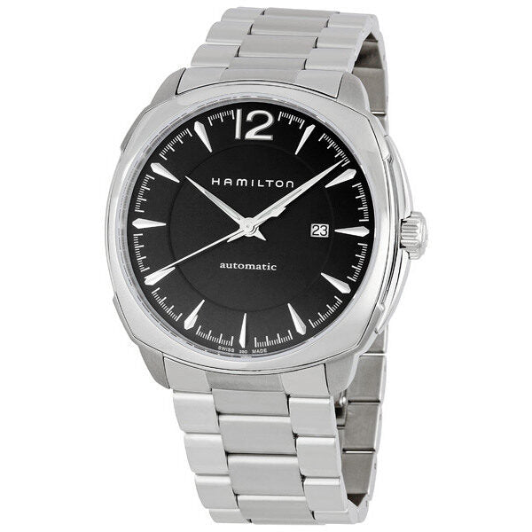 Hamilton Cushion Automatic Black Dial Stainless Steel Men's Watch #H36515135 - Watches of America