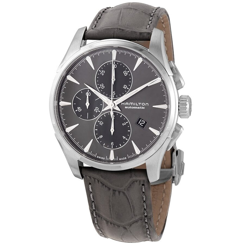 Hamilton Jazzmaster Chronograph Automatic Grey Dial Men's Watch #H32586881 - Watches of America