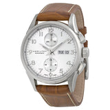 Hamilton Jazzmaster Maestro Silver Dial Brown Leather Men's Watch #H32576555 - Watches of America