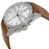 Hamilton Jazzmaster Maestro Silver Dial Brown Leather Men's Watch #H32576555 - Watches of America #2