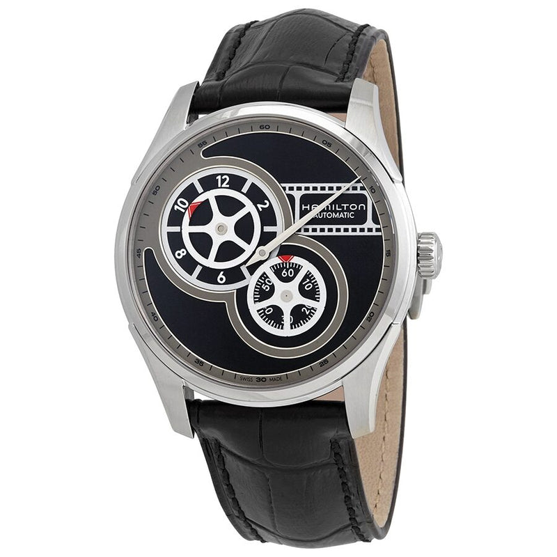 Hamilton Jazzmaster Regulator Cinema Automatic Black Dial Men's Watch #H42605731 - Watches of America