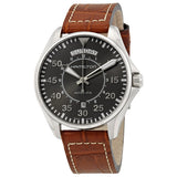 Hamilton Khaki Aviation Automatic Grey Dial Men's Watch #H64615585 - Watches of America