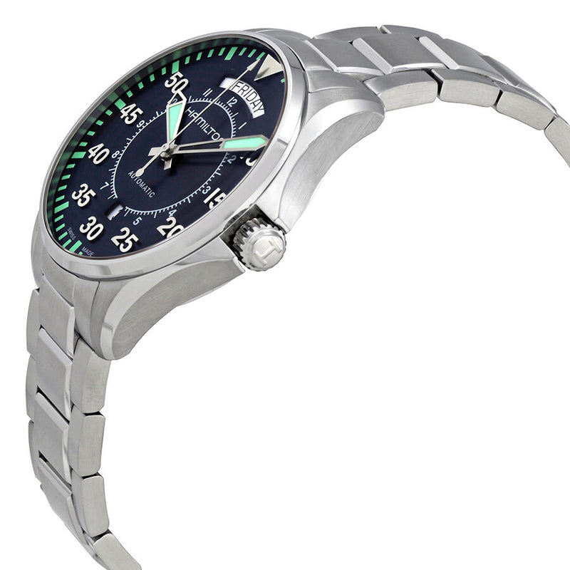 Hamilton Khaki Aviation Pilot Day Date Auto Blue Dial Men's Watch #H64615145 - Watches of America #2