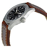 Hamilton Khaki Field Black Dial Brown Leather Men's Watch #H68311533 - Watches of America #2