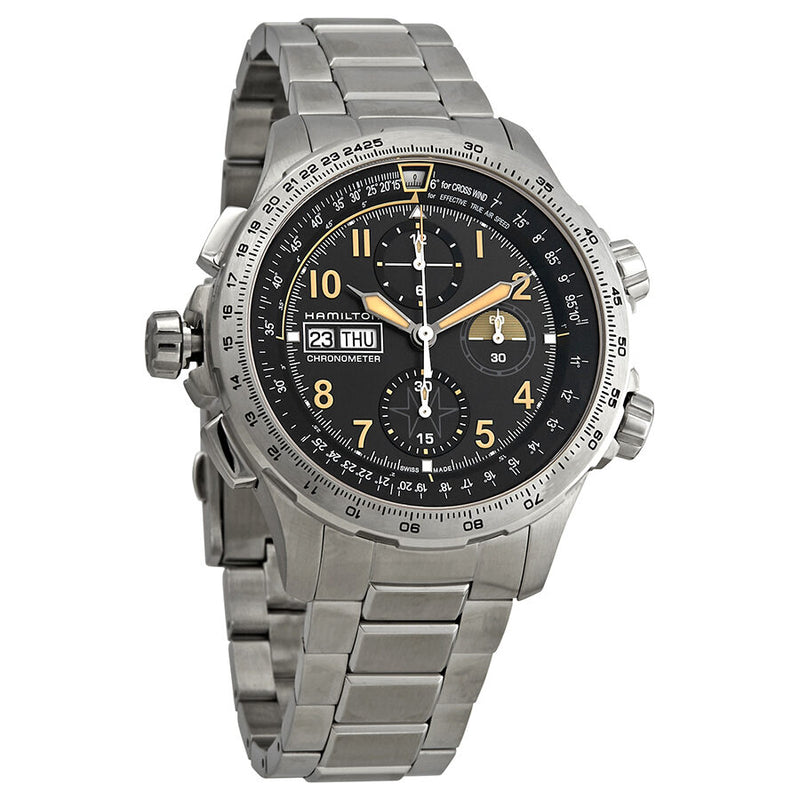 Hamilton Khaki X-Wind Chronograph Automatic Black Dial Men's Watch #H77796135 - Watches of America #2