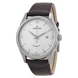 Hamilton Timeless Classic Silver Dial Leather Men's Watch #H38715581 - Watches of America