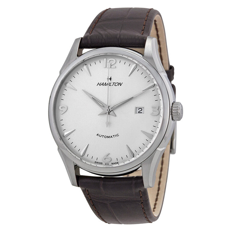 Hamilton Timeless Classic Silver Dial Leather Men's Watch #H38715581 - Watches of America