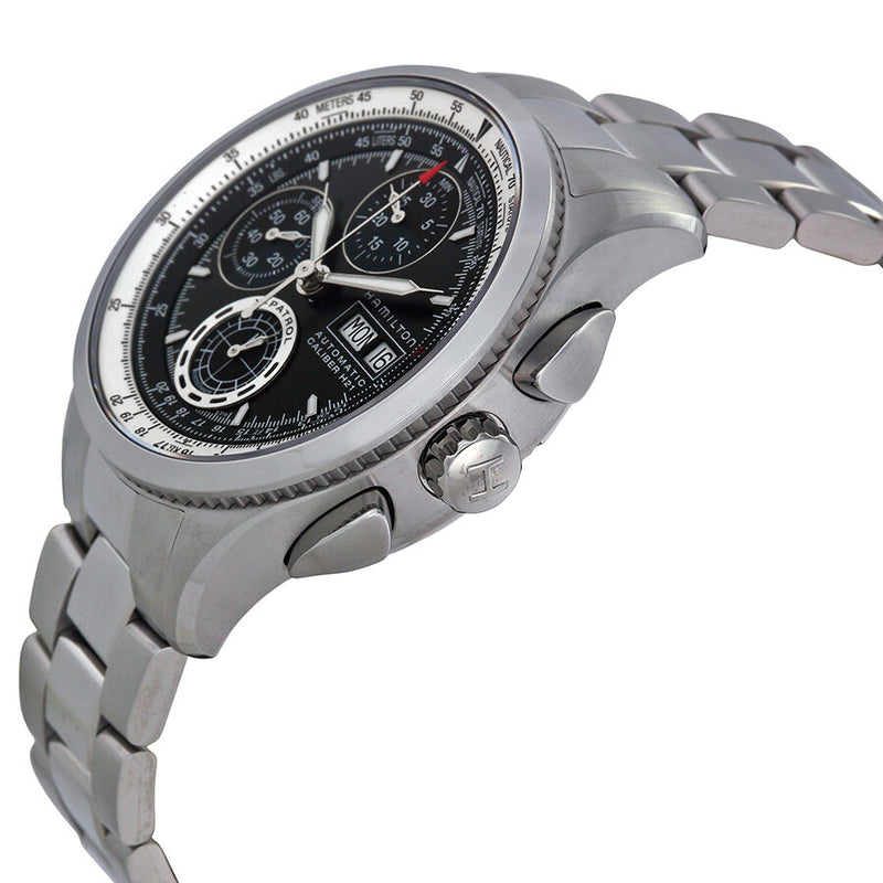 Hamilton Uhren Khaki Black Dial Stainless Steel Men's Watch #H76556131 - Watches of America #2